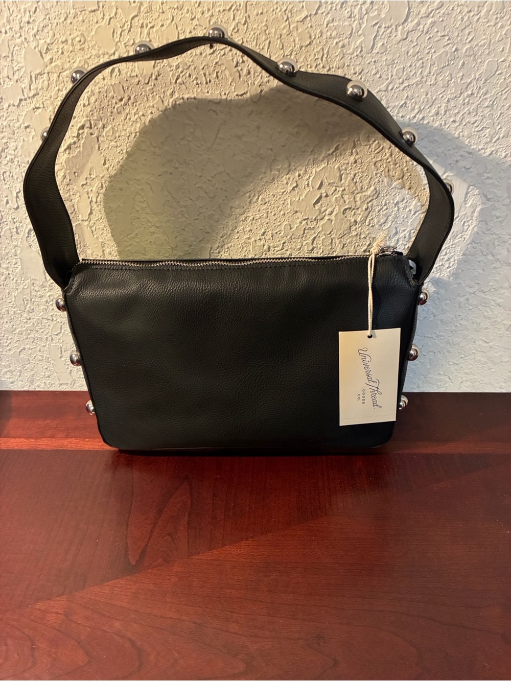 Universal Thread Black Studded Shoulder Bag NWT